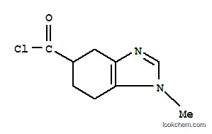 Molecular Structure of 131020-45-6 (1H-Benzimidazole-5-carbonyl chloride, 4,5,6,7-tetrahydro-1-methyl- (9CI))