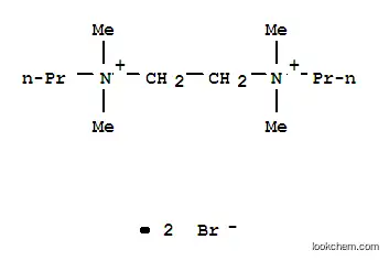 Molecular Structure of 13112-70-4 (1,2-Ethanediaminium,N1,N1,N2,N2-tetramethyl-N1,N2-dipropyl-, bromide (1:2))