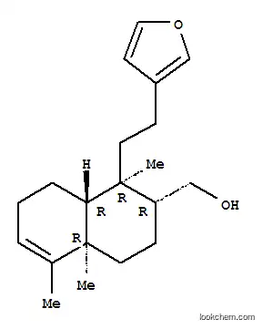 Molecular Structure of 131417-70-4 (2-Naphthalenemethanol,1-[2-(3-furanyl)ethyl]-1,2,3,4,4a,7,8,8a-octahydro-1,4a,5-trimethyl-,(1R,2R,4aR,8aR)-)