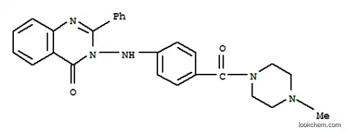 Molecular Structure of 131604-12-1 (3-({4-[(4-methylpiperazin-1-yl)carbonyl]phenyl}amino)-2-phenylquinazolin-4(3H)-one)