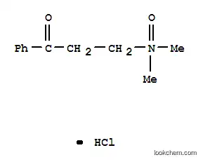 Molecular Structure of 13167-99-2 (3,3-bis(methyl-oxido-amino)-1-phenyl-propan-1-one hydrochloride)