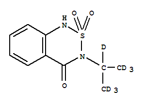 3-Isopropyl-d7-1H-2,1,3-benzothiadiazin-4(3H)-one  2,2-dioxide