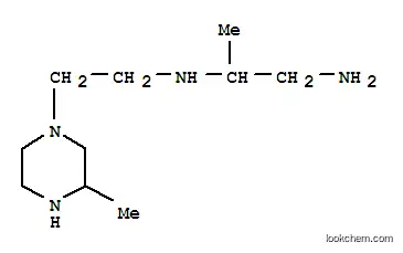 Molecular Structure of 131867-00-0 (N~2~-[2-(3-methylpiperazin-1-yl)ethyl]propane-1,2-diamine)
