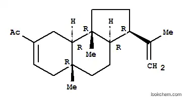 Molecular Structure of 131916-97-7 (Ethanone,1-[(3R,3aR,5aR,9aR,9bR)-2,3,3a,4,5,5a,6,9,9a,9b-decahydro-5a,9b-dimethyl-3-(1-methylethenyl)-1H-benz[e]inden-8-yl]-)