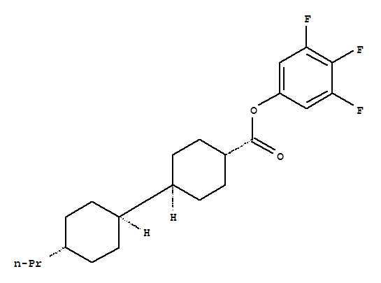 [1,1'-Bicyclohexyl]-4-carboxylicacid, 4'-propyl-, 3,4,5-trifluorophenyl ester, (trans,trans)-