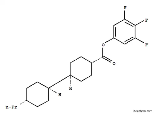 Molecular Structure of 132123-45-6 (TRANS,TRANS-3,4,5-TRIFLUOROPHENYL 4''-PROPYLBICYCLOHEXYL-4-CARBOXYLATE)