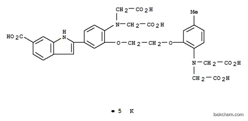 Molecular Structure of 132319-56-3 (INDO 1 PENTAPOTASSIUM SALT)