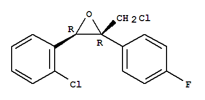 Z-3-Chloro-1-(2-chlorophenyl)-2-(4-fluorophenyl)-oxirane cas  133024-33-6