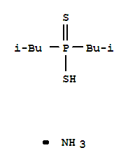 Phosphinodithioic acid,P,P-bis(2-methylpropyl)-, ammonium salt (1:1)
