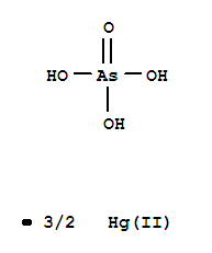 Arsenic acid (H3AsO4),mercury(2+) salt (2:3) (8CI,9CI)
