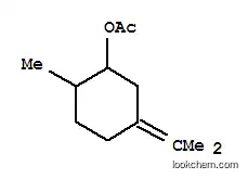 Molecular Structure of 13461-20-6 (2-methyl-5-(1-methylethylidene)cyclohexyl acetate)