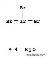 Molecular Structure of 13464-83-0 (IRIDIUM (III) BROMIDE TETRAHYDRATE)