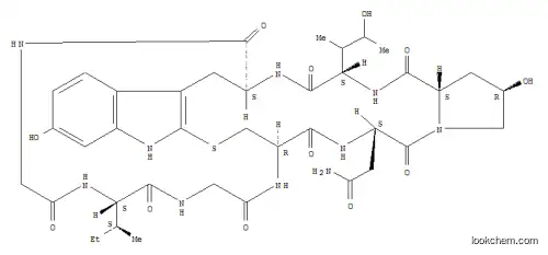 Molecular Structure of 13567-11-8 (GAMMA-AMANITIN)