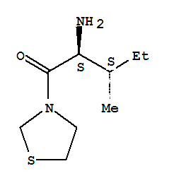 1-Pentanone,2-amino-3-methyl-1-(3-thiazolidinyl)-, (2S,3S)-