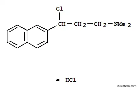 Molecular Structure of 13634-65-6 (3-CHLORO-N,N-DIMETHYL-3-(NAPHTHALEN-2-YL)PROPAN-1-AMINE HYDROCHLORIDE)