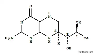 Molecular Structure of 136459-42-2 (2-amino-4-hydroxy-7-(dihydroxypropyl)-5,6,7,8-tetrahydrobiopterin)