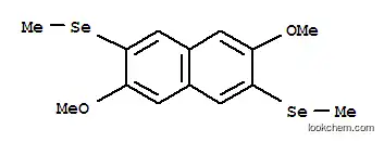 Molecular Structure of 136559-37-0 (2,6-DIMETHOXY-3,7-BIS(METHYLSELENO)-NAPHTHALENE)