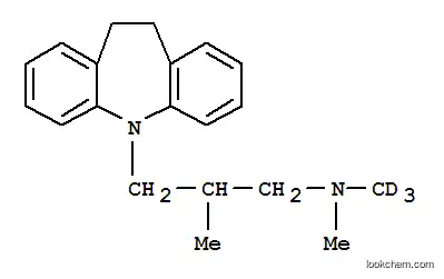 Molecular Structure of 136765-54-3 (TRIMIPRAMINE-D3)