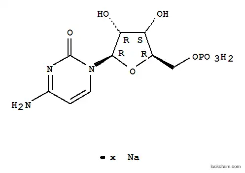 Molecular Structure of 13718-47-3 (CYTIDINE 5'-MONOPHOSPHATE SODIUM SALT)