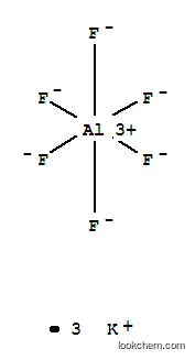 Molecular Structure of 13775-52-5 (Aluminate(3-),hexafluoro-, potassium (1:3), (OC-6-11)-)