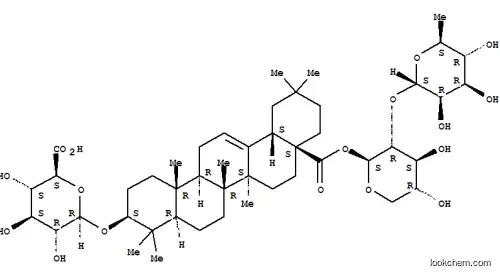b-D-Glucopyranosiduronic acid, (3b)-28-[[2-O-(6-deoxy-a-L-mannopyranosyl)-b-D-xylopyranosyl]oxy]-28-oxoolean-12-en-3-yl(9CI)
