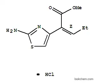 Molecular Structure of 140128-28-5 ((Z)-2-Amino-alpha-propylidene-4-thiazoleacetic acid methyl ester hydrochloride)