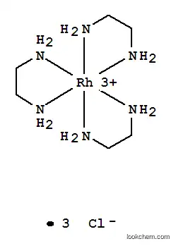 Molecular Structure of 14023-02-0 (Tris(ethylenediamine)rhodium(III) trichloride)
