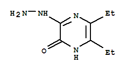 2,3-Pyrazinedione,5,6-diethyl-1,4-dihydro-,monohydrazone(9CI)