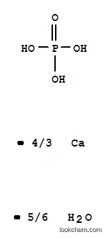 Molecular Structure of 14096-86-7 (Phosphoric acid,calcium salt (3:4), hydrate (2:5) (8CI,9CI))