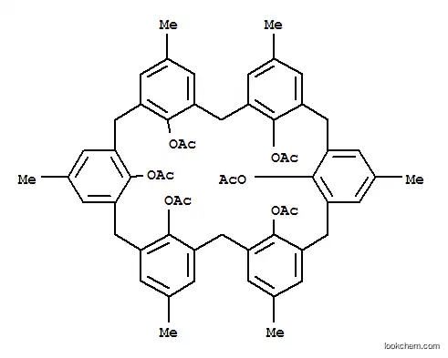 Molecular Structure of 141137-71-5 (4-METHYL-1-ACETOXYCALIX[6]ARENE)