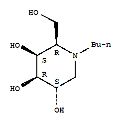 N-(n-Butyl)deoxygalactonojirimycin