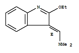Methanamine,1-(2-ethoxy-3H-indol-3-ylidene)-N,N-dimethyl-, (E)- (9CI)