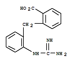 Benzoic acid,2-[[2-[(aminoiminomethyl)amino]phenyl]methyl]-