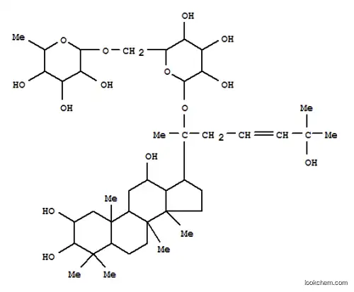 b-D-Glucopyranoside, (2a,3b,12b,23E)-2,3,12,25-tetrahydroxydammar-23-en-20-yl 6-O-(6-deoxy-a-L-mannopyranosyl)- (9CI)