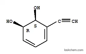 Molecular Structure of 141506-22-1 (3,5-Cyclohexadiene-1,2-diol, 3-ethynyl-, cis- (9CI))