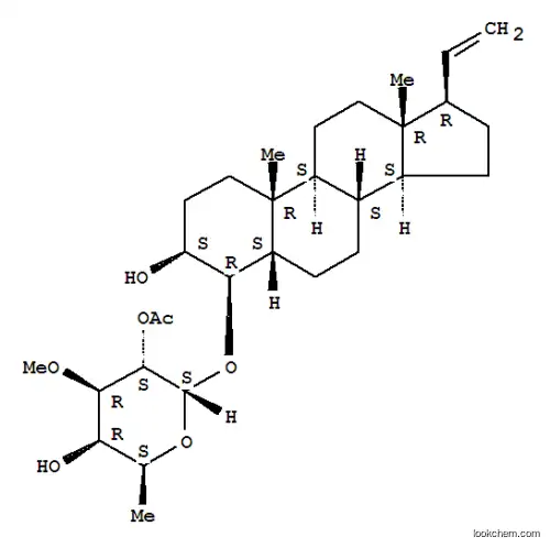 alpha-L-Galactopyranoside, (3beta,4beta,5beta)-3-hydroxypregn-20-en-4-yl 6-deoxy-3-O-methyl-, 2-acetate