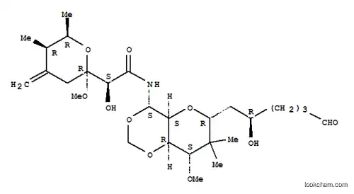 Molecular Structure of 141754-55-4 (D-glycero-L-gulo-Dodecose,7,11-anhydro-2,3,4,6,8-pentadeoxy-12-C-[[(2S)-2-hydroxy-2-[(2R,5R,6R)-tetrahydro-2-methoxy-5,6-dimethyl-4-methylene-2H-pyran-2-yl]acetyl]amino]-8,8-dimethyl-9-O-methyl-10,12-O-methylene-,(12S)-)