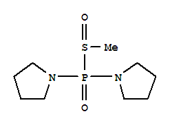 Molecular Structure of 141930-78-1 (Pyrrolidine,1,1'-[(methylsulfinyl)phosphinylidene]bis- (9CI))
