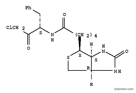 Molecular Structure of 142009-30-1 (biotinylphenylalanylchloromethane)