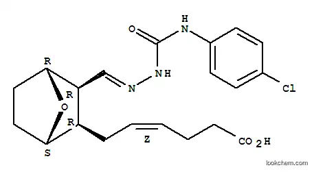 6-(3-(((((4-Chlorophenyl)amino)carbonyl)hydrazono)methyl)-7-oxabicyclo(2.2.1)hept-2-yl)-4-hexenoic acid