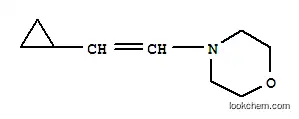 Molecular Structure of 142327-90-0 (Morpholine,  4-(2-cyclopropylethenyl)-)