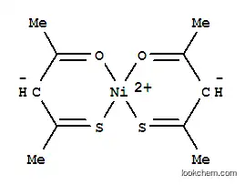 Molecular Structure of 14239-84-0 (Nickel,bis(4-thioxo-2-pentanonato-O,S)- (9CI))