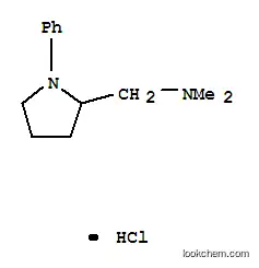 Molecular Structure of 142469-50-9 (N,N-dimethyl-1-(1-phenylpyrrolidin-2-yl)methanamine hydrochloride)