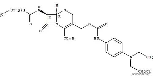 7-(4-carboxybutanamido)cephalosporin mustard