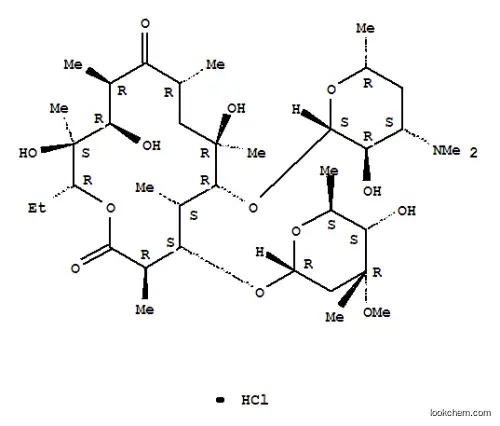 Molecular Structure of 14271-02-4 (Erythromycin,hydrochloride (8CI,9CI))