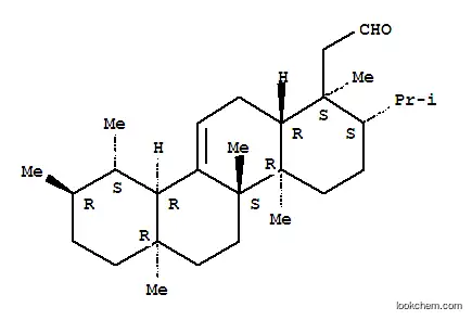 Molecular Structure of 142902-58-7 (1-Chryseneacetaldehyde,1,2,3,4,4a,4b,5,6,6a,7,8,9,10,10a,12,12a-hexadecahydro-1,4a,4b,6a,9,10-hexamethyl-2-(1-methylethyl)-,(1S,2S,4aR,4bS,6aR,9R,10S,10aR,12aR)-)