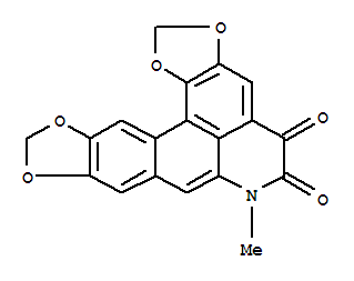 Molecular Structure of 142905-22-4 (5H-Bis[1,3]benzodioxolo[6,5,4-de:5',6'-g]quinoline-5,6(7H)-dione,7-methyl- (9CI))