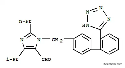 Molecular Structure of 142959-72-6 (1H-Imidazole-5-carboxaldehyde,4-(1-methylethyl)-2-propyl-1-[[2'-(2H-tetrazol-5-yl)[1,1'-biphenyl]-4-yl]methyl]-)