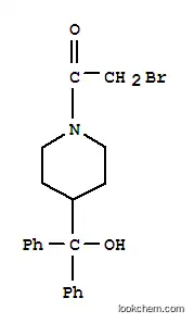 Molecular Structure of 143-84-0 (2-bromo-1-{4-[hydroxy(diphenyl)methyl]piperidin-1-yl}ethanone)