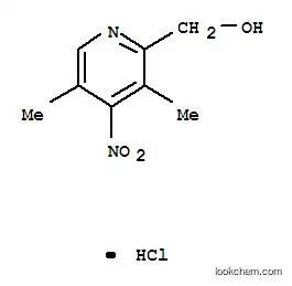 Molecular Structure of 143016-69-7 (4-NITRO 3,5-DIMETHYL 2-HYDROXYMETHYL PYRIDINE.HCL)